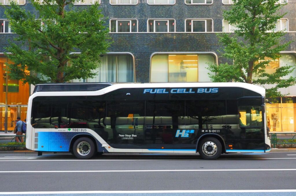 FCEV fuel cell bus Japan H2 Mobility